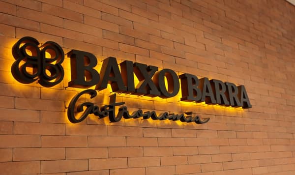 Baixo Barra, novo destaque do Barra Shopping, esta será uma nova área de lazer voltada para a gastronomia.