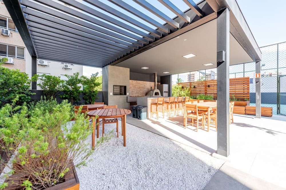 Garden Home Resort: quiosque gourmet com churrasqueira