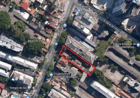 Terreno no bairro Menino Deus em Porto Alegre - Cód. 6920