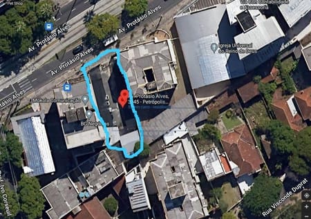 Terreno no bairro Petrópolis em Porto Alegre - Cód. 9249